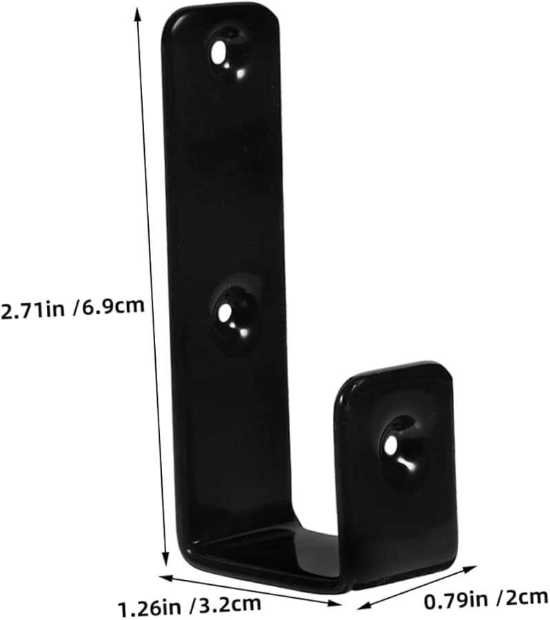 Heavy Duty Bunk Bed Ladder Hook Bracket 6Pcs Set with Screws for Secure Support Easy Installation - Image 2